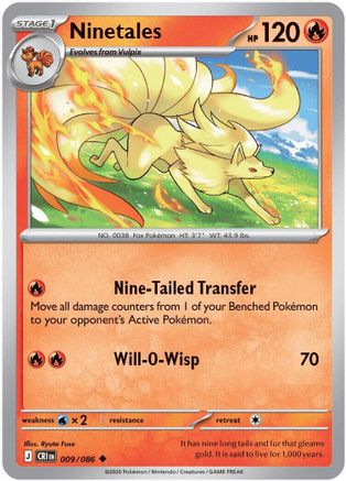 Ninetales 009  ME04 Chaos Rising - Uncommon