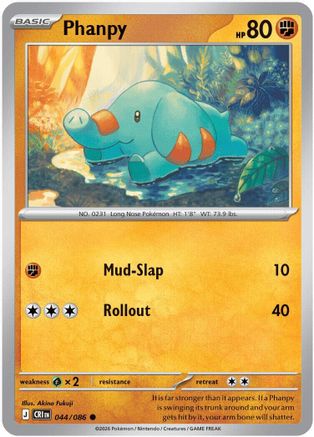 Phanpy (044) [ME04 Chaos Rising] Normal - Common