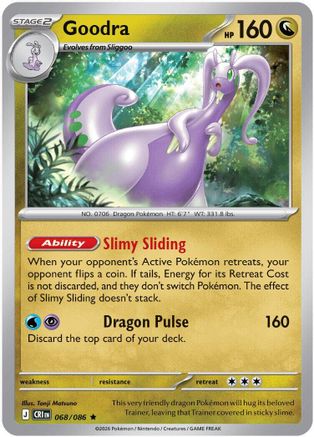 Goodra (Non-Holo) (068/086) [Deck Exclusives] Normal - Uncommon