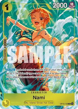 Nami (Premium Card Collection -Best Selection Vol. 6-) (OP15-108) - One Piece Promotion Cards Foil