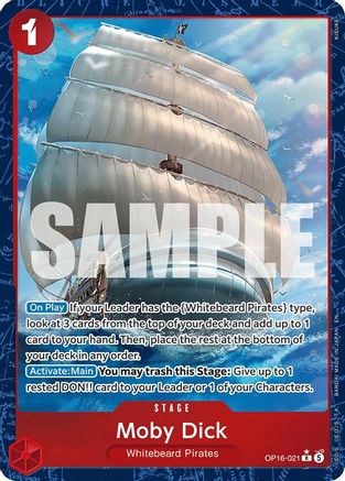 Moby Dick (Alternate Art) (OP16-021) - The Time of Battle Foil