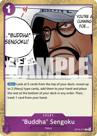 "Buddha" Sengoku (OP16-077) - The Time of Battle Foil