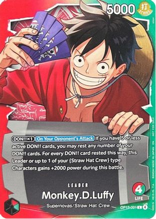 Monkey.D.Luffy - OP13-001 (Ichiban Kuji Exclusive) (OP13-001) - One Piece Promotion Cards