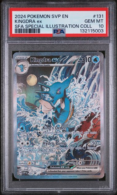 2024 POKEMON SVP EN-SV BLACK STAR PROMO #131 KINGDRA ex SFA SPECIAL ILLUSTRATION COLL