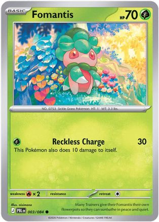 Fomantis (003/084) [ME05 Pitch Black] Normal - Common