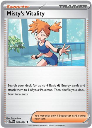 Misty's Vitality (080/084) [ME05 Pitch Black] Reverse Holofoil - Uncommon