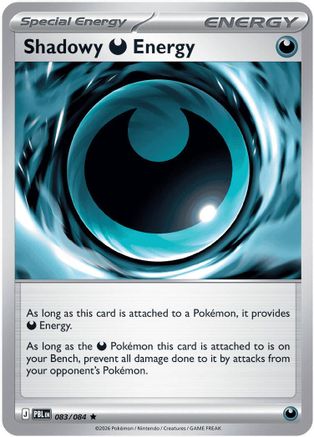 Shadowy Darkness Energy (083) [ME05 Pitch Black] Holofoil - Rare
