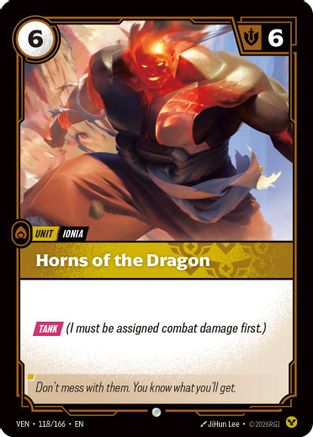 Horns of the Dragon (118/166) - Vendetta Foil