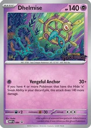 Dhelmise (Patch Black Stamp) (084) [ME Mega Evolution Promo] Holofoil - Promo