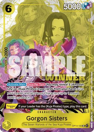 Gorgon Sisters (Winner Pack 2026 Vol. 3) (OP14-105) - One Piece Promotion Cards Foil