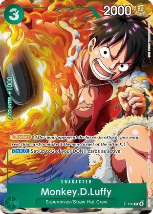 Monkey.D.Luffy (Event Pack Vol. 9) (P-108) - One Piece Promotion Cards Foil