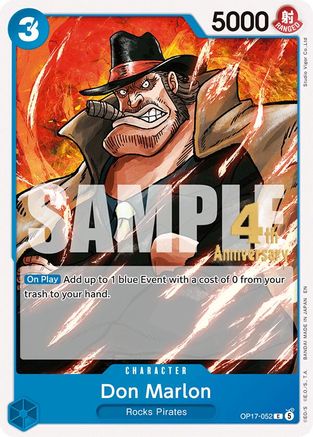 Don Marlon (OP17-052) - The World's Strongest Warriors Release Event Cards