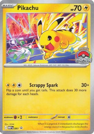 Pikachu (093) [ME Mega Evolution Promo] Normal - Promo