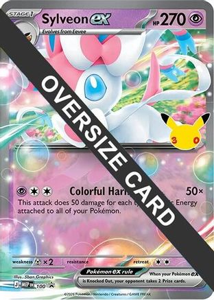 Sylveon ex (30th Celebration) (100) [Jumbo Cards] Normal - Promo
