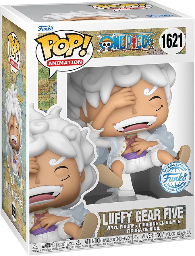 Funko Pop! One Piece: Luffy Gear Five 1621 Sticker Special Edition