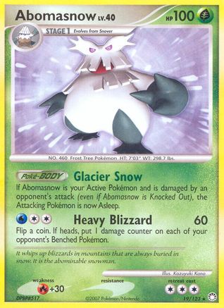 Abomasnow  - Reverse Holofoil Mysterious Treasures - Rare