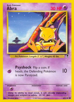 Abra 067/110  Legendary Collection - Common