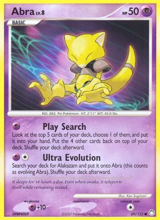 Abra 069  Mysterious Treasures - Common