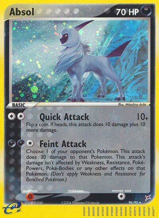 Absol  - Holofoil Team Magma vs Team Aqua - Secret Rare