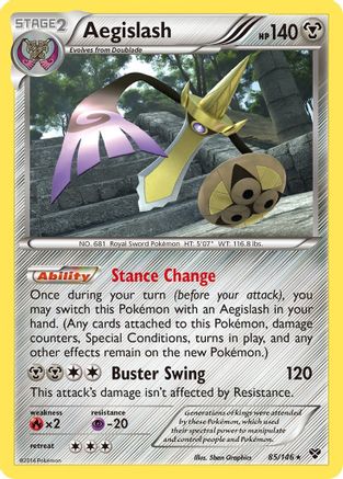 Aegislash (85)  XY Base Set - Rare