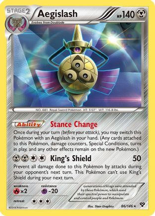 Aegislash (86)  - Holofoil XY Base Set - Holo Rare