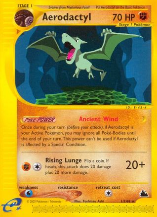 Aerodactyl  Skyridge - Rare