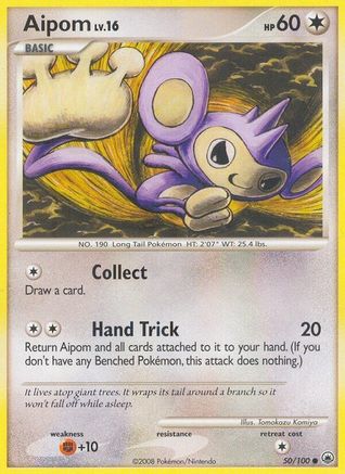 Aipom (50) (50) 050  - Reverse Holofoil Majestic Dawn - Common