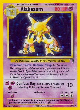 Alakazam  - Reverse Holofoil Legendary Collection - Holo Rare