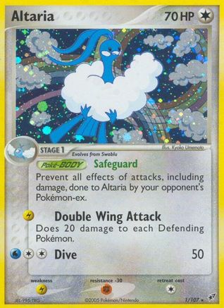 Altaria (1/107) [Deoxys] Holofoil - Holo Rare