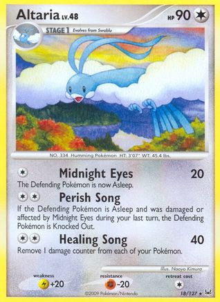 Altaria (18/127) [Platinum] Reverse Holofoil - Rare