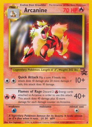 Arcanine (006/53) [WoTC Promo] Normal - Promo