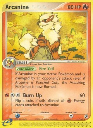 Arcanine (015/100) [Sandstorm] Normal - Rare