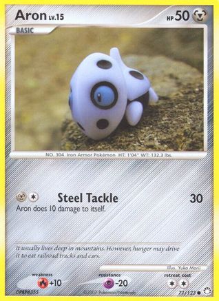 Aron (071/123) [Mysterious Treasures] Reverse Holofoil - Common