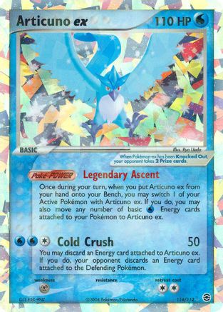 Articuno ex (114/112) [FireRed & LeafGreen] Normal - Secret Rare