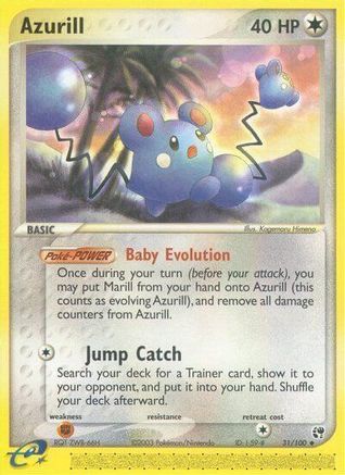 Azurill (031/100) [Sandstorm] Normal - Uncommon