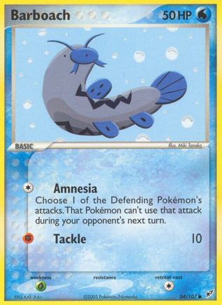 Barboach (54/107) [Deoxys] Reverse Holofoil - Common