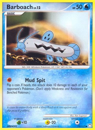 Barboach (72/123) [Mysterious Treasures] Reverse Holofoil - Common