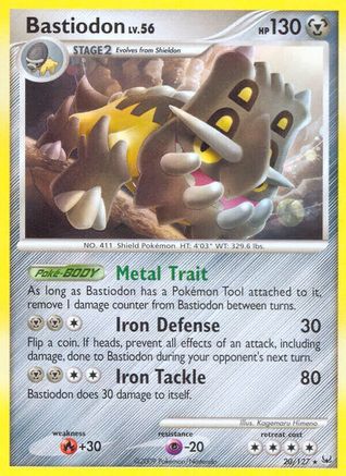 Bastiodon (20/127) [Platinum] Reverse Holofoil - Rare