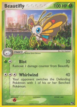 Beautifly (6/17) [POP Series 1] Normal - Uncommon