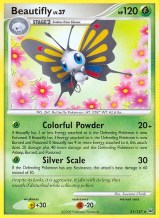 Beautifly (21/127) [Platinum] Normal - Rare