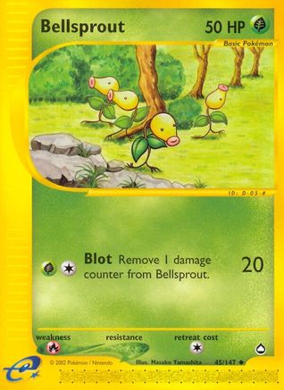 Bellsprout (45/147) [Aquapolis] Normal - Uncommon