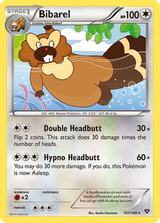Bibarel (107/146) [XY Base Set] Normal - Rare