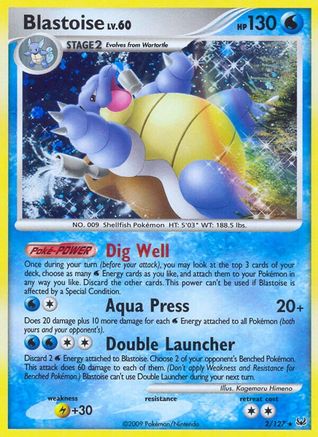 Blastoise  - Reverse Holofoil Platinum - Holo Rare
