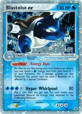 Blastoise ex (104/112) [FireRed & LeafGreen] Normal - Ultra Rare