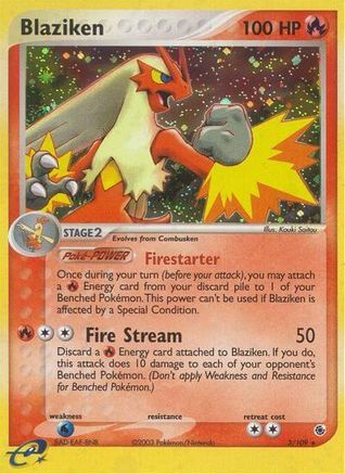 Blaziken (3/109) [Ruby and Sapphire] Holofoil - Holo Rare
