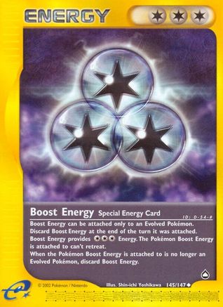 Boost Energy (145/147) [Aquapolis] Normal - Uncommon