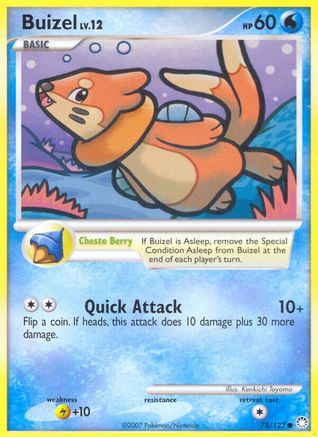 Buizel (075/123) [Mysterious Treasures] Normal - Common