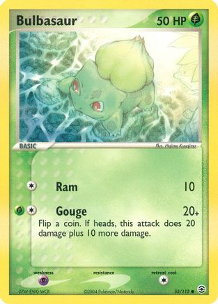 Bulbasaur (055/112) [FireRed & LeafGreen] Reverse Holofoil - Common