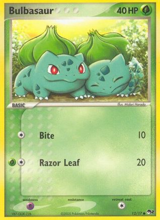 Bulbasaur (012/17) [POP Series 2] Normal - Common