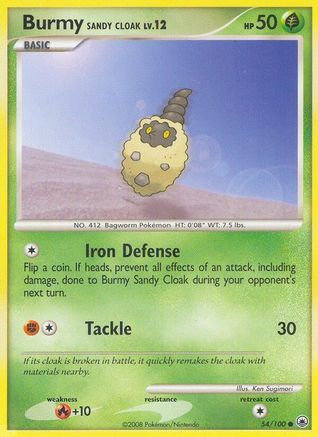 Burmy Sandy Cloak (54/100) [Majestic Dawn] Normal - Common